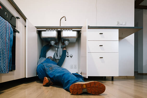 Professional Drain Cleaning technician working in Urbana, OH